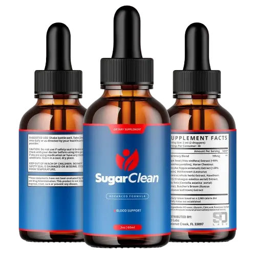 6 Bottles Sugar Clean